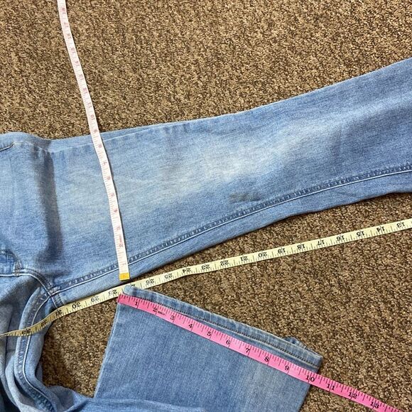 Mudd Blue Flare Wide Leg Jeans Size 7 - Picture 11 of 11